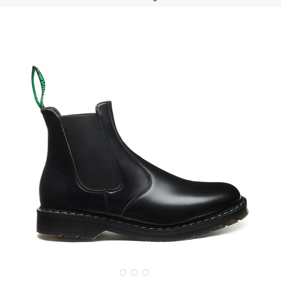 Solovair shiny black boot - size US 4.5men /5.5 women - Picture 2 of 9